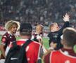 Neil Lennon în timpul meciului Rapid - CFR Cluj. FOTO: Ionuț Iordache (GSP)