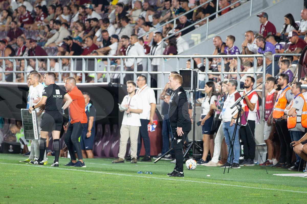 Neil Lennon - Rapid - CFR Cluj