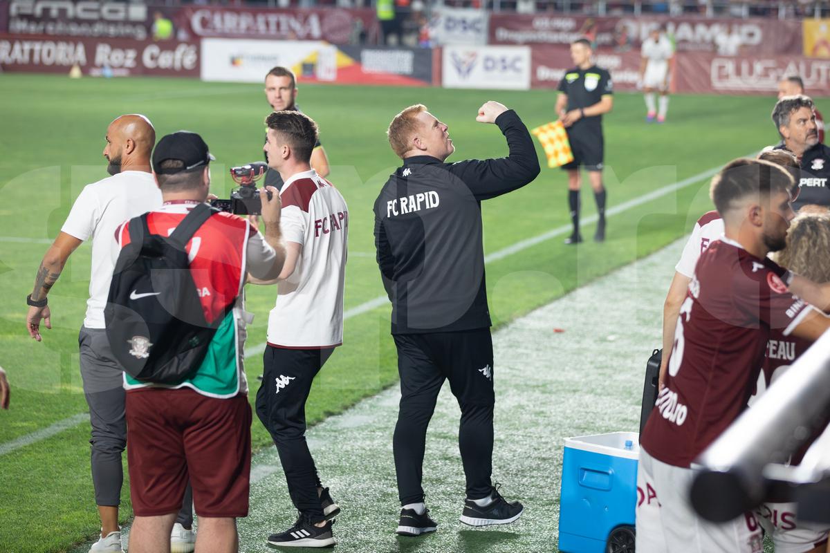 Neil Lennon - Rapid - CFR Cluj