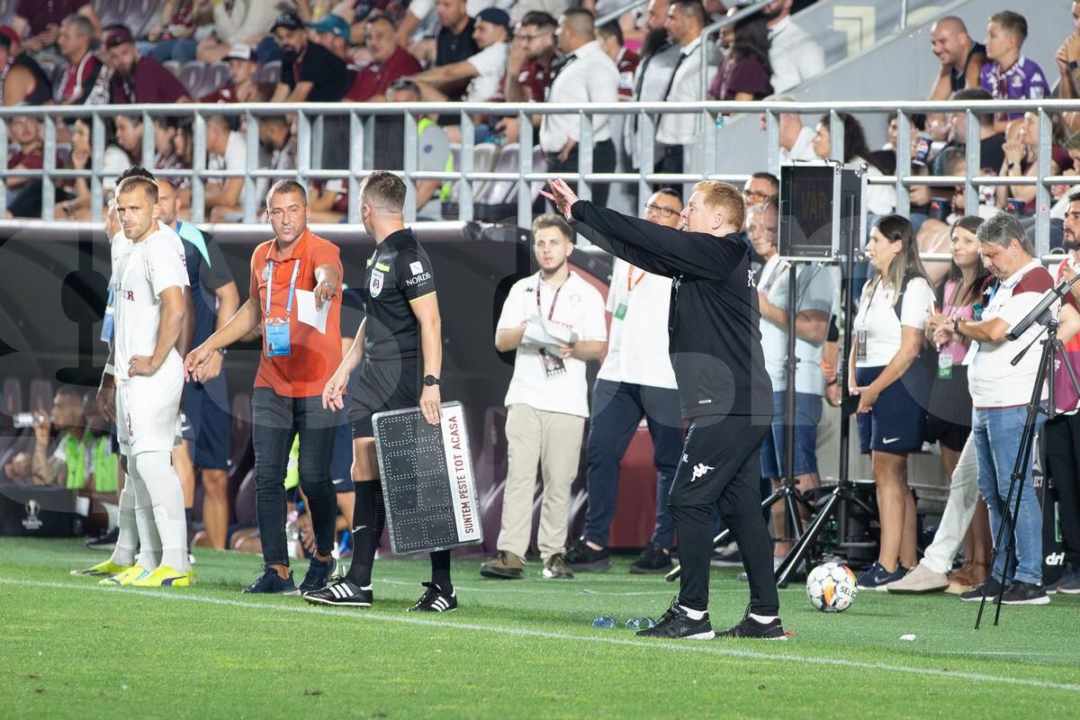 Neil Lennon - Rapid - CFR Cluj