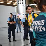 Sosire la Paris delegație olimpică România Foto: Raed Krishan (Paris)
