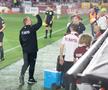 Neil Lennon în timpul meciului Rapid - CFR Cluj. FOTO: Ionuț Iordache (GSP)