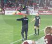 Neil Lennon în timpul meciului Rapid - CFR Cluj. FOTO: Ionuț Iordache (GSP)