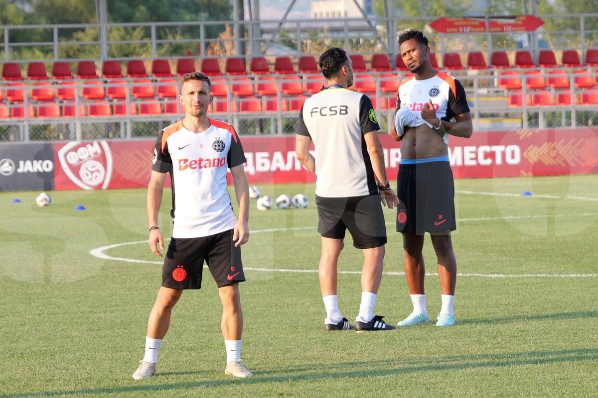 FCSB, antrenament înainte de meciul cu Shkendija // foto: Andrei Furnigă