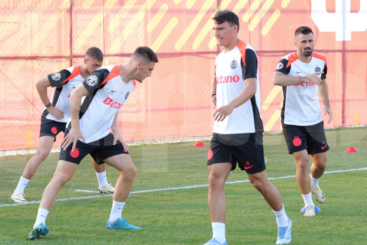 Dennis Politic, OUT din lot pentru Shkendija - FCSB + revenirea confirmată de Elias Charalambous în conferință