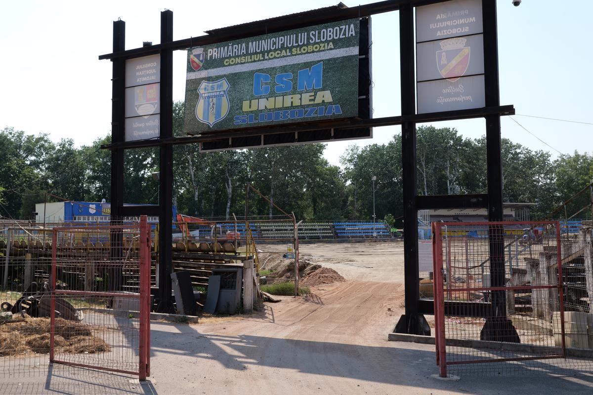 Stadion Unirea Slobozia iulie 2025