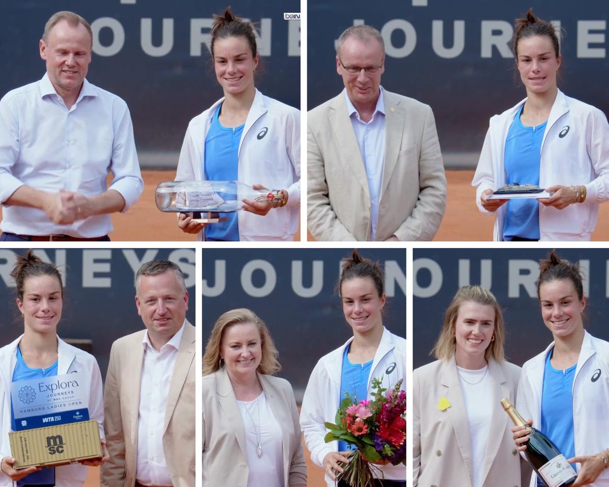 Lois Boisson a câștigat turneul de la Hamburg, primul ei turneu din carieră