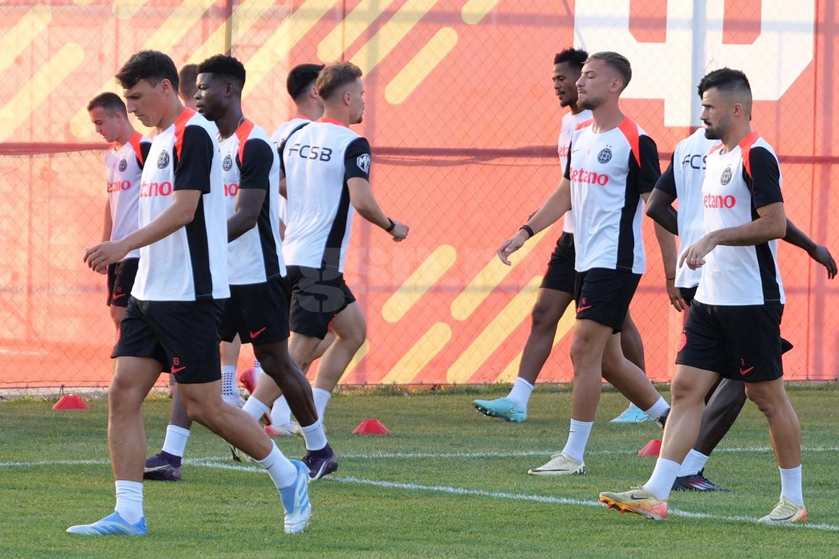 FCSB, antrenament înainte de meciul cu Shkendija // foto: Andrei Furnigă