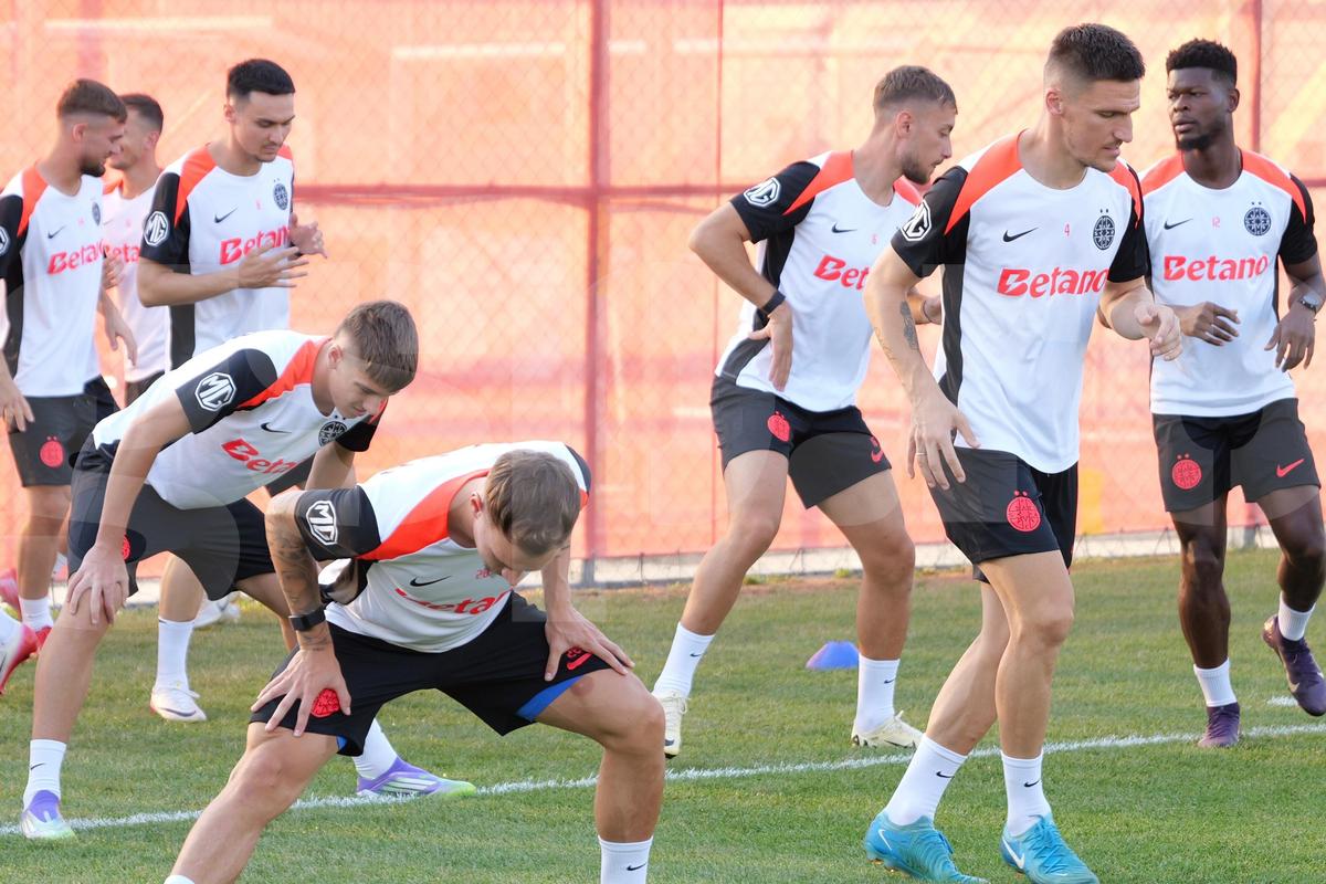 FCSB, antrenament înainte de meciul cu Shkendija // foto: Andrei Furnigă