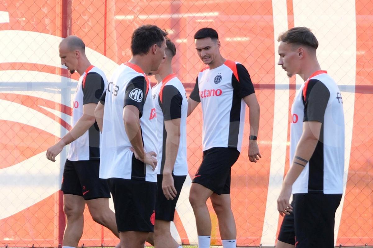 Dennis Politic, OUT din lot pentru Shkendija - FCSB + revenirea confirmată de Elias Charalambous în conferință