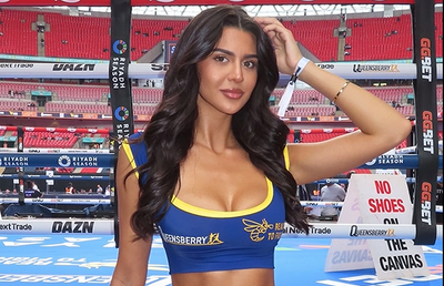 Românca a atras toate privirile pe „Wembley” la meciul „greilor” Oleksandr Usyk - Daniel Dubois