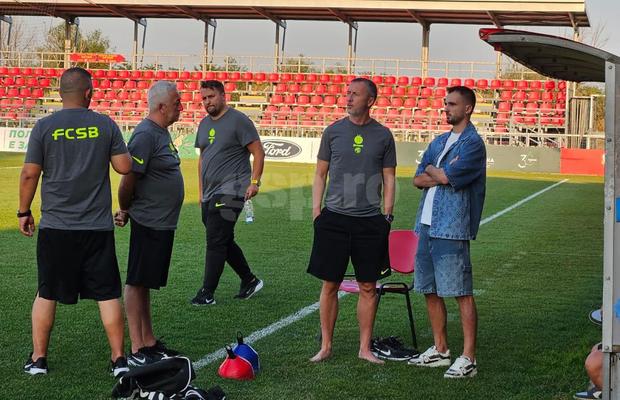 La Skopje, FCSB s-a întâlnit cu fostul fotbalist: „Vin să îi susțin!”
