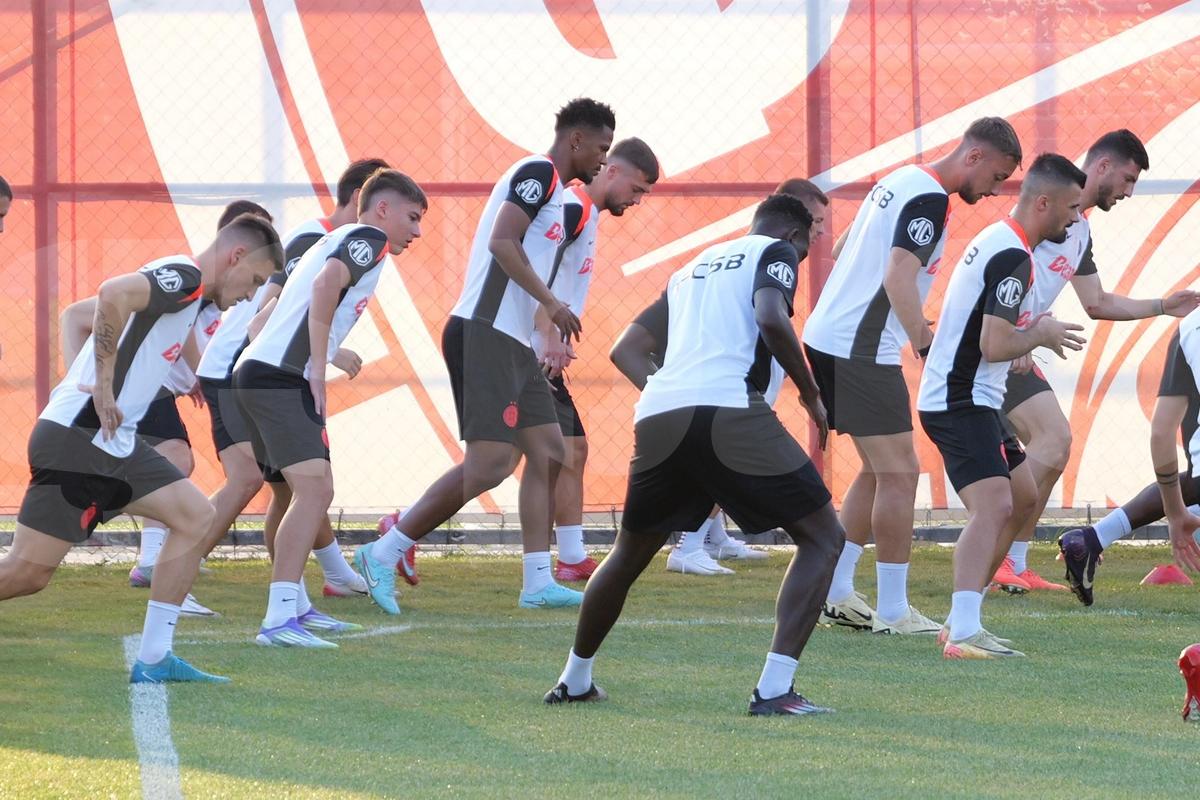 Dennis Politic, OUT din lot pentru Shkendija - FCSB + revenirea confirmată de Elias Charalambous în conferință