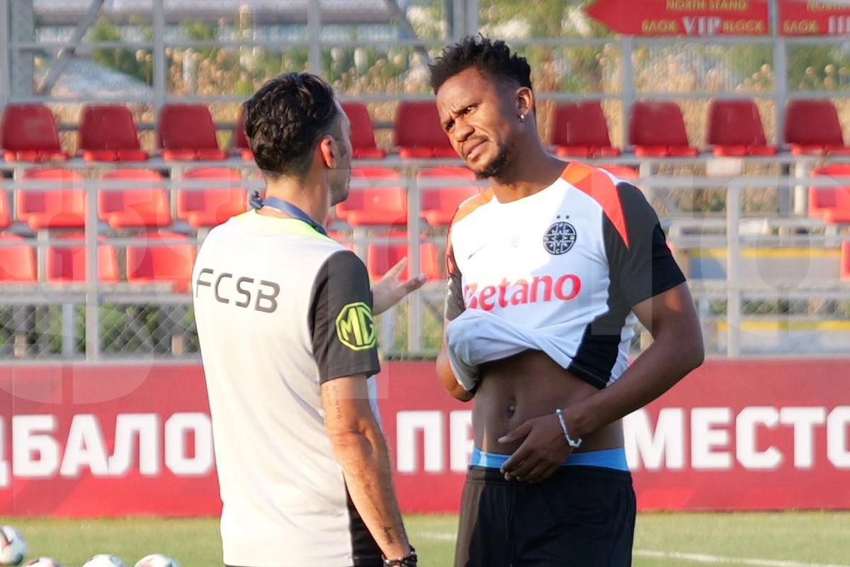 FCSB, antrenament înainte de meciul cu Shkendija // foto: Andrei Furnigă
