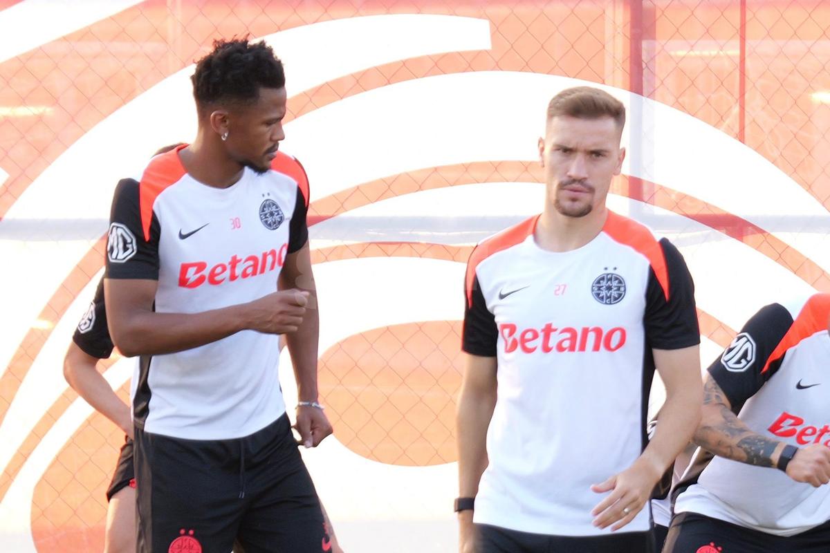 FCSB, antrenament înainte de meciul cu Shkendija // foto: Andrei Furnigă