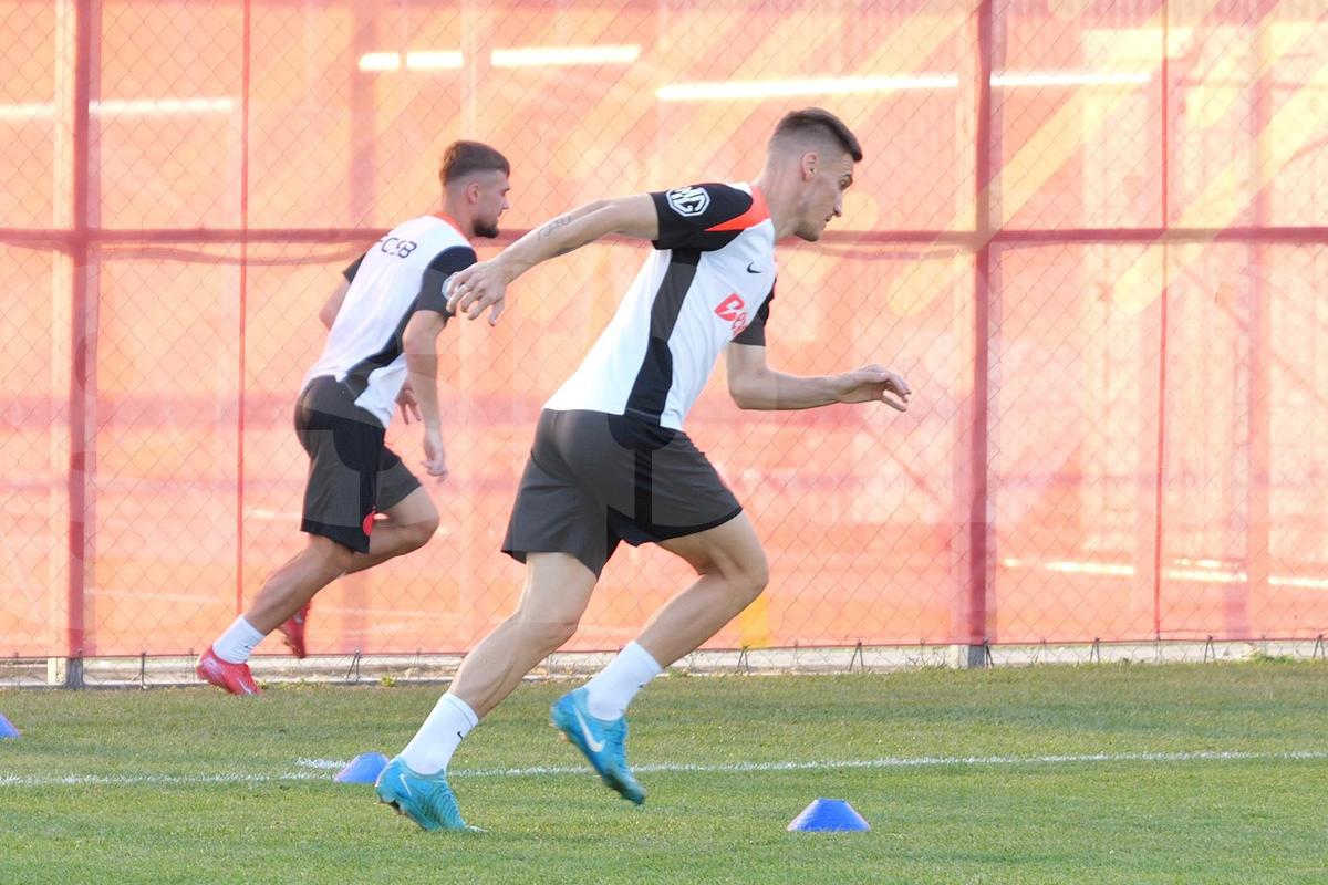 Dennis Politic, OUT din lot pentru Shkendija - FCSB + revenirea confirmată de Elias Charalambous în conferință