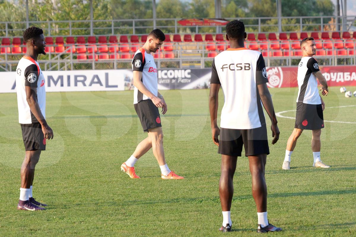 Dennis Politic, OUT din lot pentru Shkendija - FCSB + revenirea confirmată de Elias Charalambous în conferință