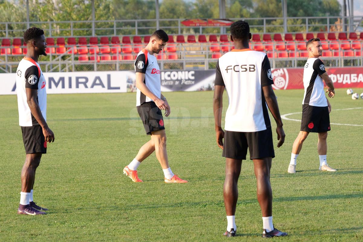 FCSB, antrenament înainte de meciul cu Shkendija // foto: Andrei Furnigă
