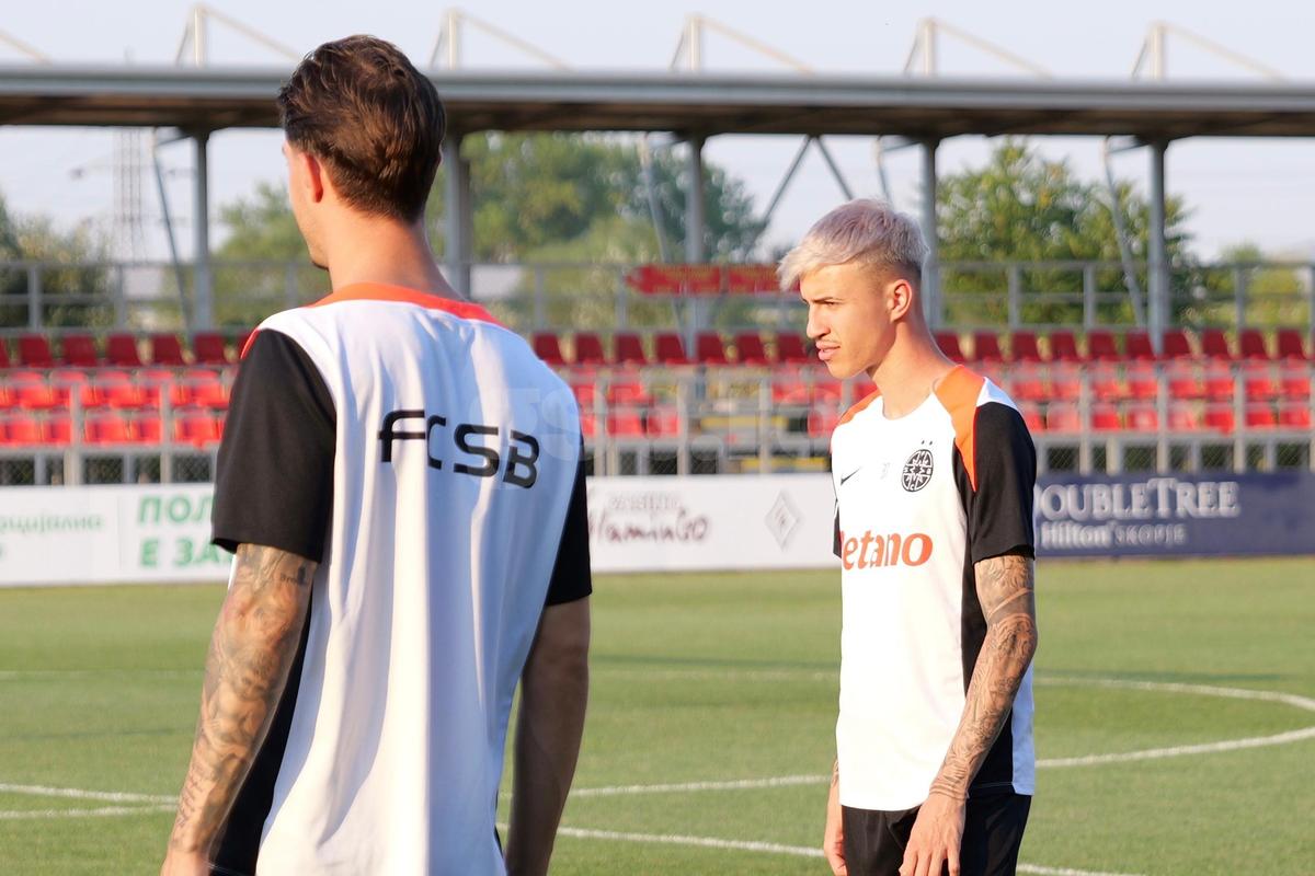 FCSB, antrenament înainte de meciul cu Shkendija // foto: Andrei Furnigă