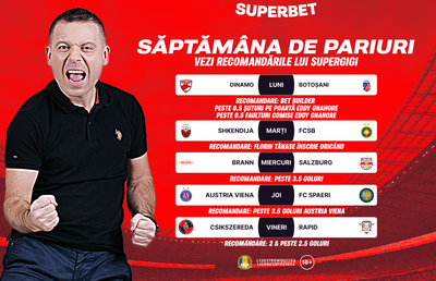 E timpul pentru Săptămâna de pariuri! Recomandările lui SuperGigi te așteaptă în SuperSocial