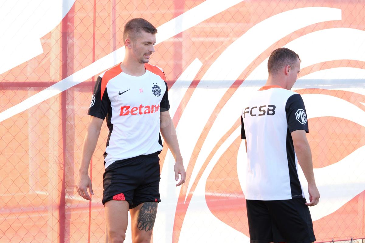 FCSB, antrenament înainte de meciul cu Shkendija // foto: Andrei Furnigă