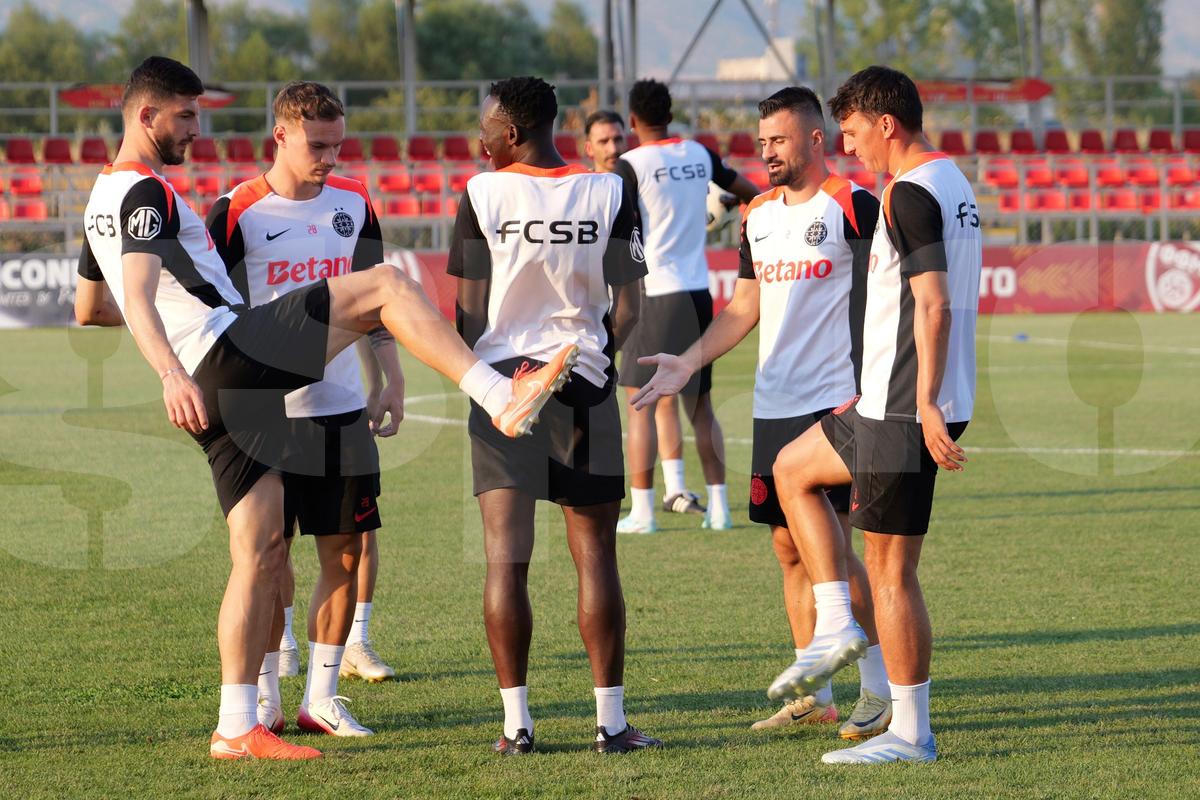 FCSB, antrenament înainte de meciul cu Shkendija // foto: Andrei Furnigă