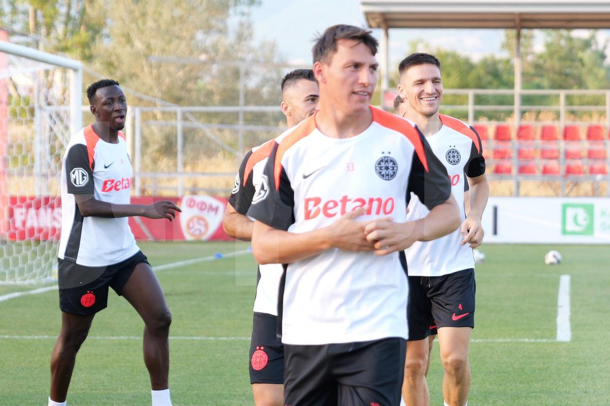 FCSB, antrenament înainte de meciul cu Shkendija // foto: Andrei Furnigă