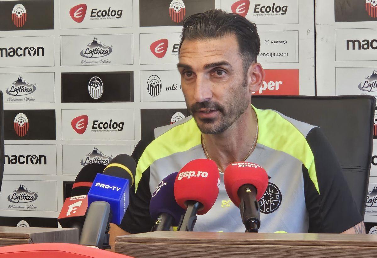 Dennis Politic, OUT din lot pentru Shkendija - FCSB + revenirea confirmată de Elias Charalambous în conferință