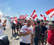 Nebunie la sosirea lui Marko Arnautovic la Belgrad // foto: sportal.blic.rs