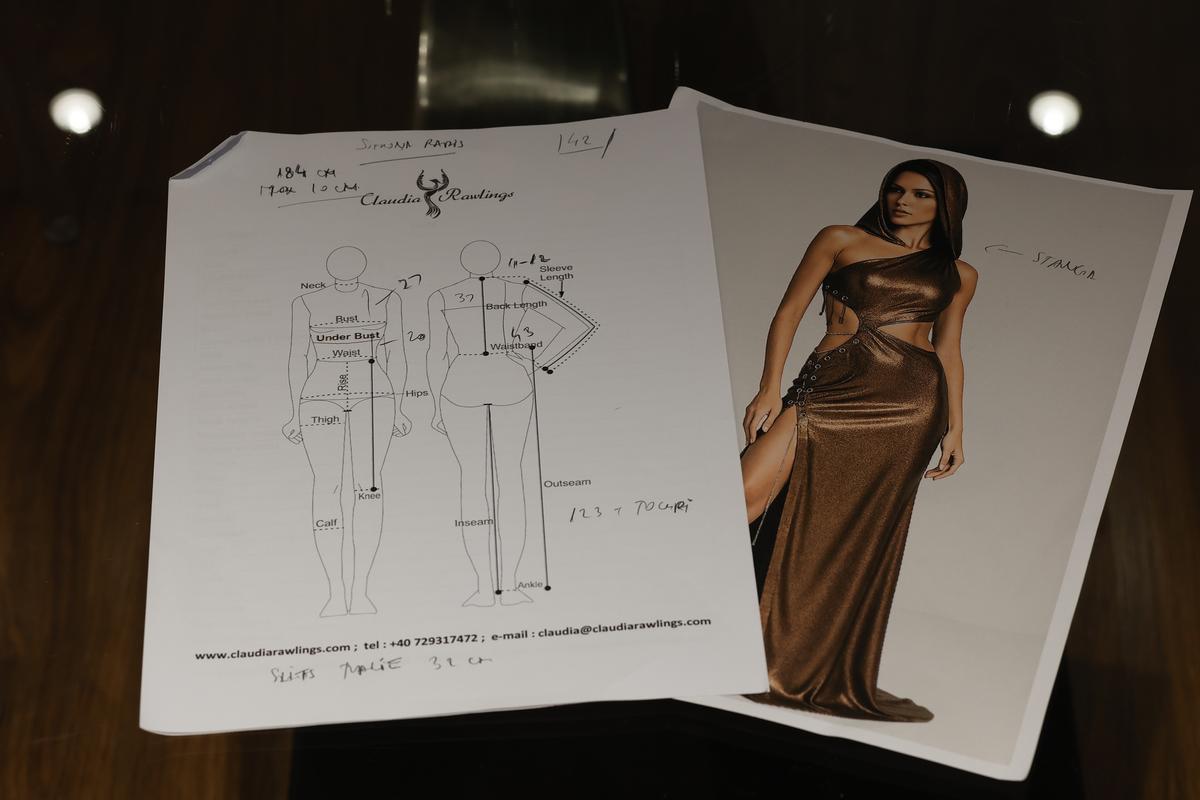 Simona Radiș modă - Bukarest Fashion Week, making off