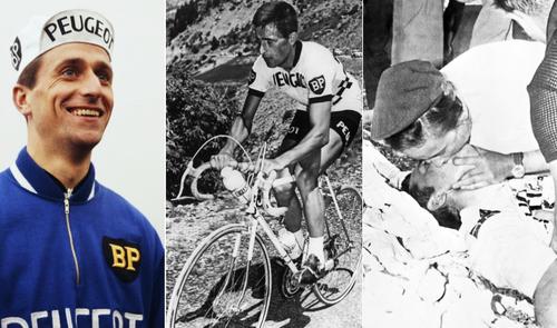 Tom Simpson, într-un colaj BBC