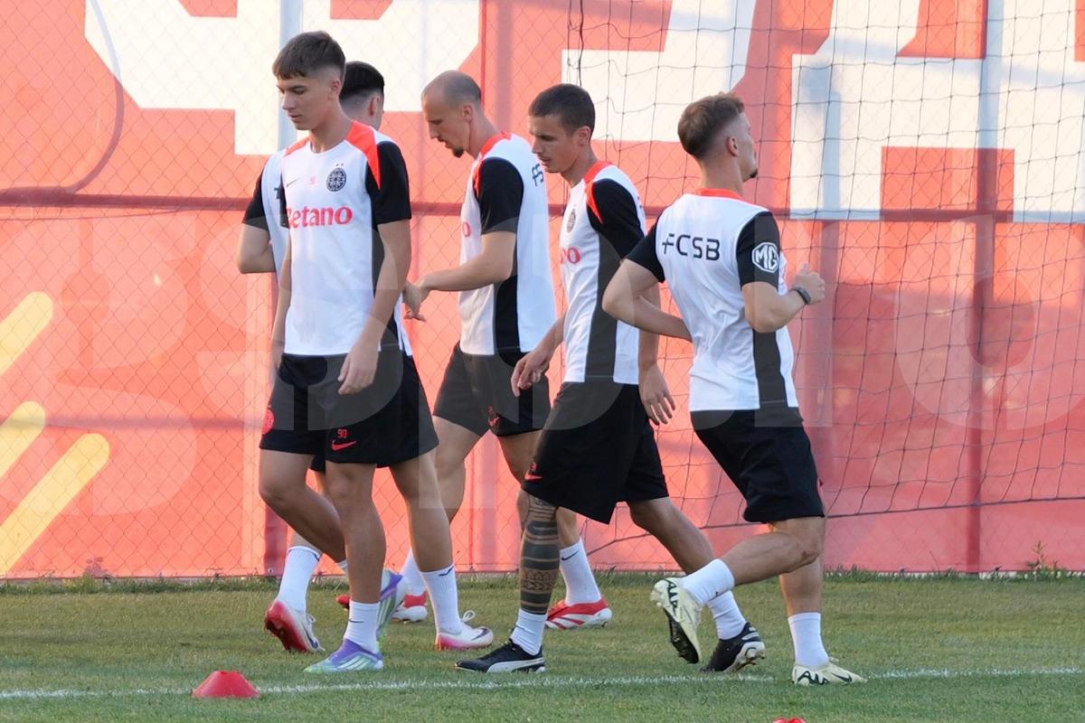 FCSB, antrenament înainte de meciul cu Shkendija // foto: Andrei Furnigă