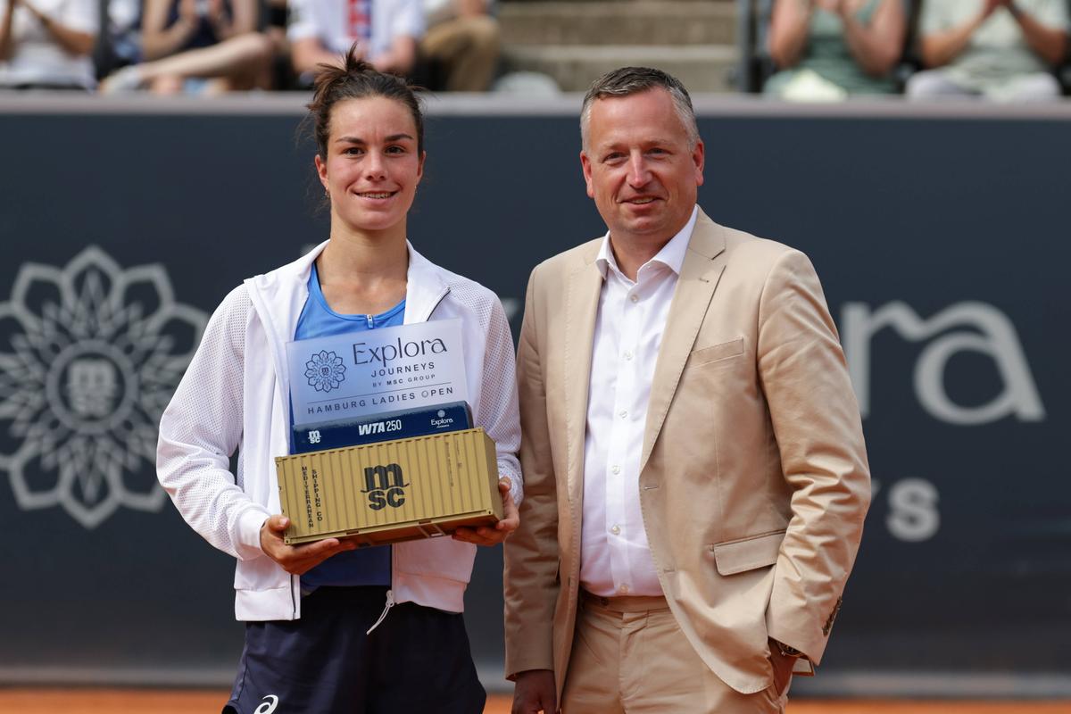 Lois Boisson a câștigat turneul de la Hamburg, primul ei turneu din carieră