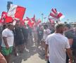 Nebunie la sosirea lui Marko Arnautovic la Belgrad // foto: sportal.blic.rs