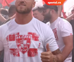 Nebunie la sosirea lui Marko Arnautovic la Belgrad // foto: sportal.blic.rs
