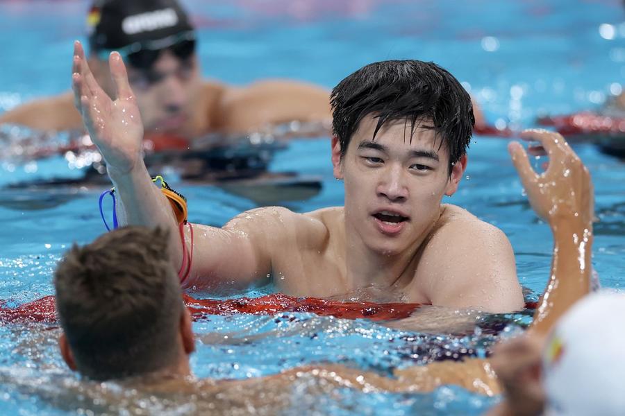 Pan Zhanle/Foto: Getty Images Întrebat de David Popovici înainte de Mondiale, Pan Zhanle a răspuns ferm: „Nu îl iau drept model