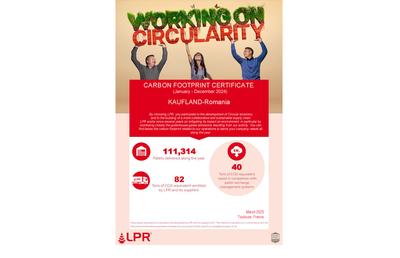 Kaufland își reduce amprenta de carbon pentru al 5-lea an consecutiv, prin reutilizarea lădițelor Euro Pool System și a paleților roșii LPR – La Palette Rouge