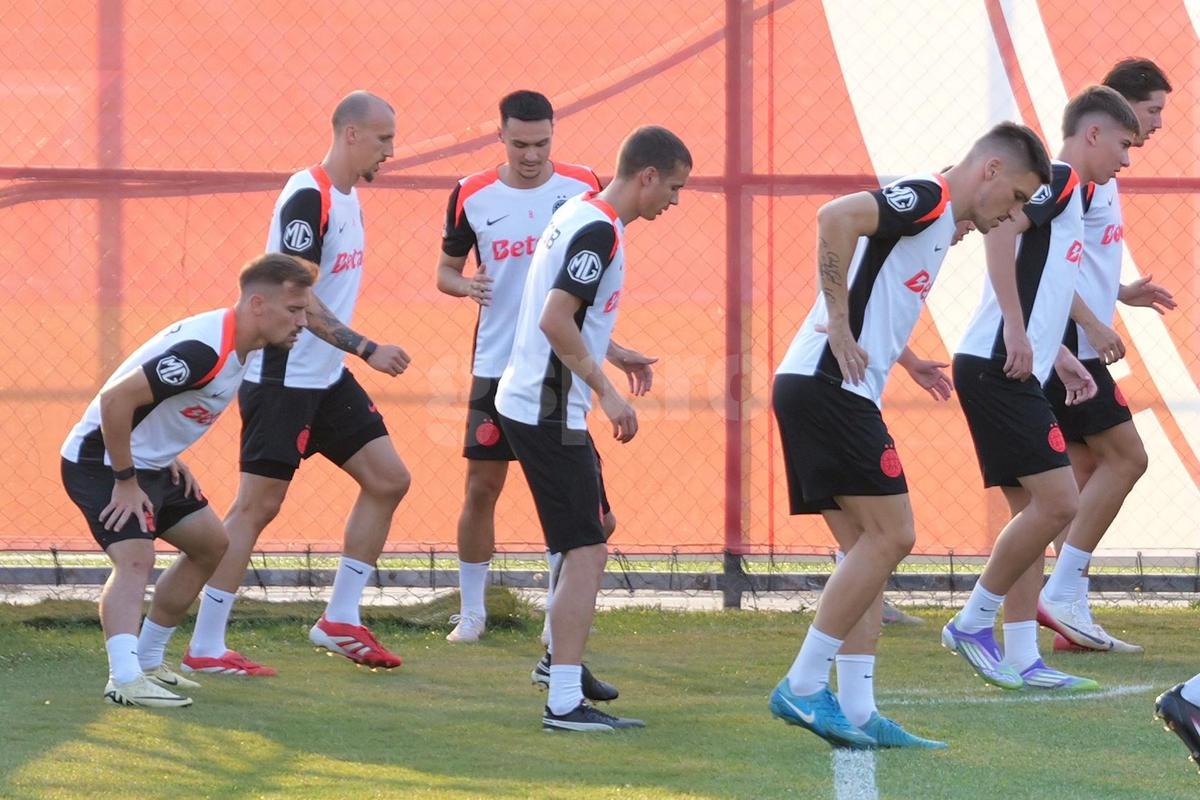 FCSB, antrenament înainte de meciul cu Shkendija // foto: Andrei Furnigă