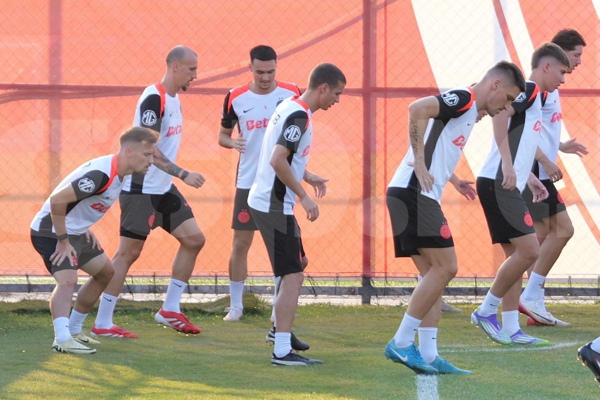 FCSB, antrenament înainte de meciul cu Shkendija // foto: Andrei Furnigă