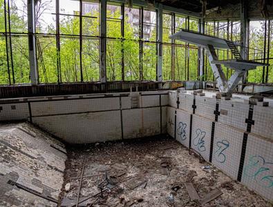 În iulie 2026, un vlogger a petrecut o zi Cernobîl » Șocat de ce a găsit la bazinul de înot al „orașului fantomă”
