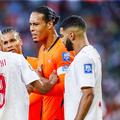 Van Dijk, în prim-plan, a lăsat de dorit în opinia celor de la ESPN // foto: Imago Images