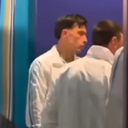 Jucătorii Argentinei, pe tunel, înaintea finalei de Campionat Mondial cu Spania
