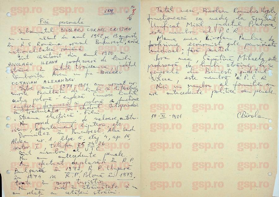Cristian Bivolaru, informatorul Securității sub pseudonimul „George”: „Mă angajez să colaborez” + Directorul general al Farului: „Regret, dar am fost șantajat”