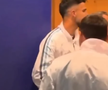 Jucătorii Argentinei, pe tunel, înaintea finalei de Campionat Mondial cu Spania