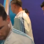Jucătorii Argentinei, pe tunel, înaintea finalei de Campionat Mondial cu Spania