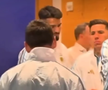 Jucătorii Argentinei, pe tunel, înaintea finalei de Campionat Mondial cu Spania