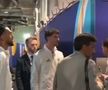 Jucătorii Argentinei, pe tunel, înaintea finalei de Campionat Mondial cu Spania