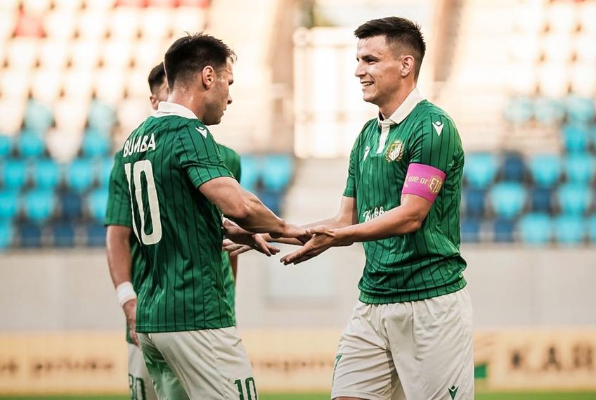 Bumba, gol în Conference League / FOTO: Facebook @etofcgyor