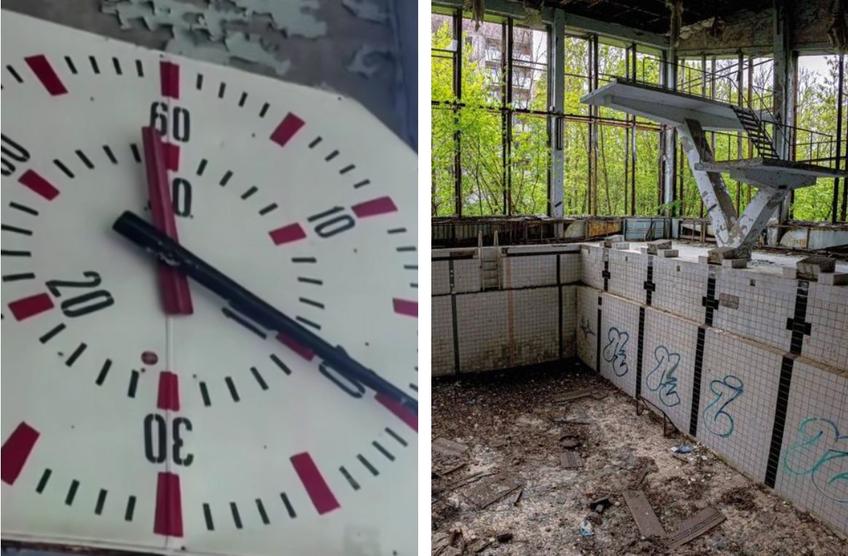 FOTO. Cum arată bazinul de înot din Chernobyl, la 40 de ani distanță de la dezastru