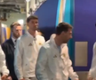 Jucătorii Argentinei, pe tunel, înaintea finalei de Campionat Mondial cu Spania